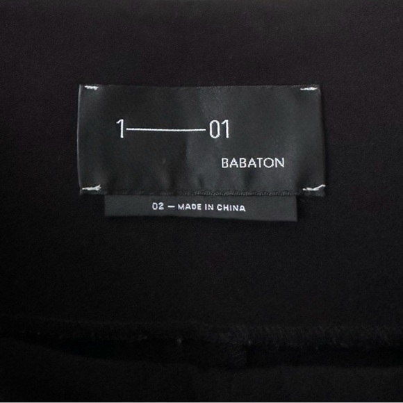 BABATON Black Wide-Leg Drawstring Pants - Picture 3 of 4